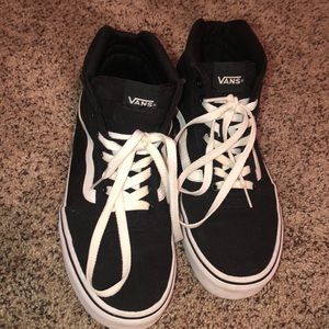 Black High-top Old Skool Vans